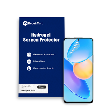 Honor Play6T Pro Compatible Premium Hydrogel Screen Protector With Full Coverage Ultra HD